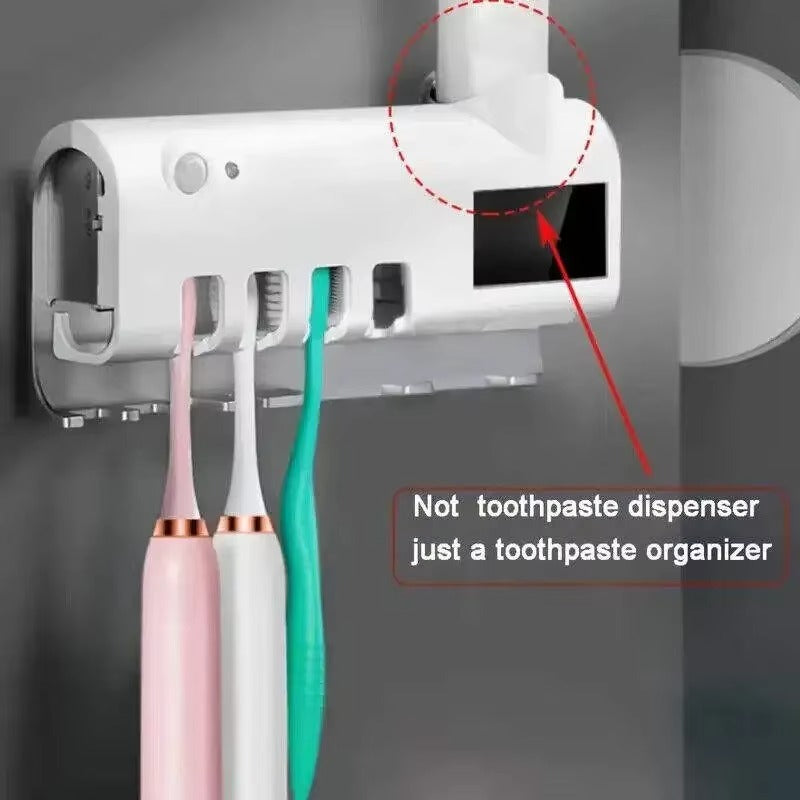 UV Toothbrush Sterilizer & Wall Mounted Toothbrush Holder